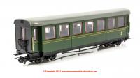 394-002 Bachmann Steel Bodied Third Bogie Coach Lined Green